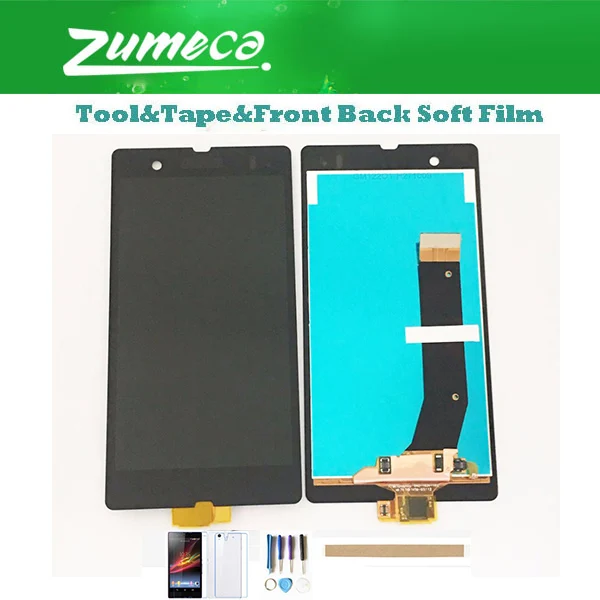 

For Sony Xperia Z L36h L36i C6606 C6603 C6602 C660x c6601 Sony L36 LCD Display +Touch Screen Sensor Digitizer With Kits
