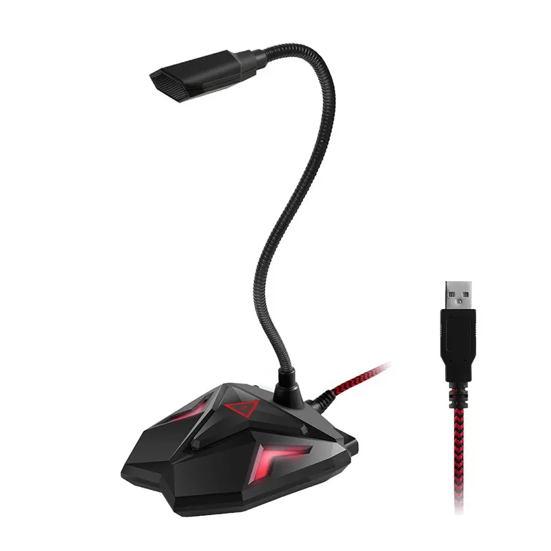 ABGN горячий Профессиональный Usb игровой микрофон для компьютера Настольный