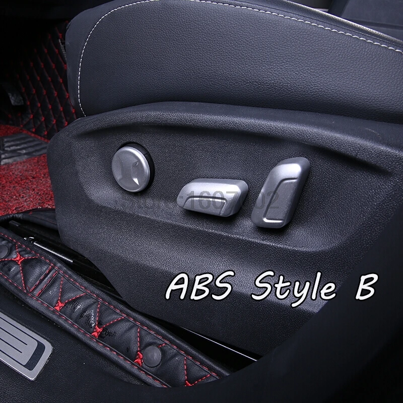 Для Volkswagen VW Teramont Atlas 2017 2018 ABS матовое или углеродное волокно регулировка сиденья