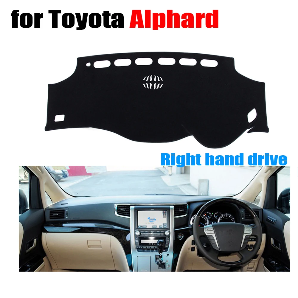 Коврик для приборной панели автомобиля коврик TOYOTA ALPHARD 2008 2017 правый чехлы