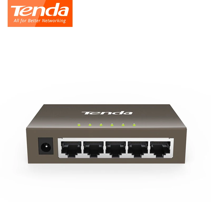 Tenda TEG1005D 5 портов 1000 M Gigabit Ethernet Switch 10/100/1000 Mpbs сетевые коммутаторы концентратор LAN