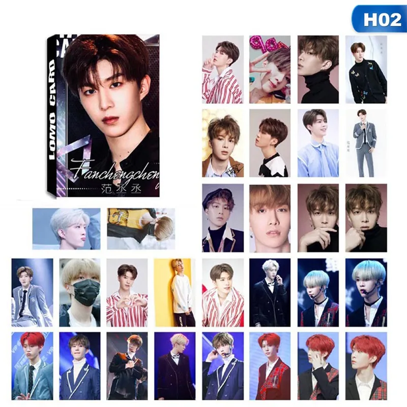 30 шт./компл. Nine PERCENT CXK Fan Chengcheng сделал бумажный плакат фото карты Lomo карты HD фотостудии игрушек, для подарка, для фанатов