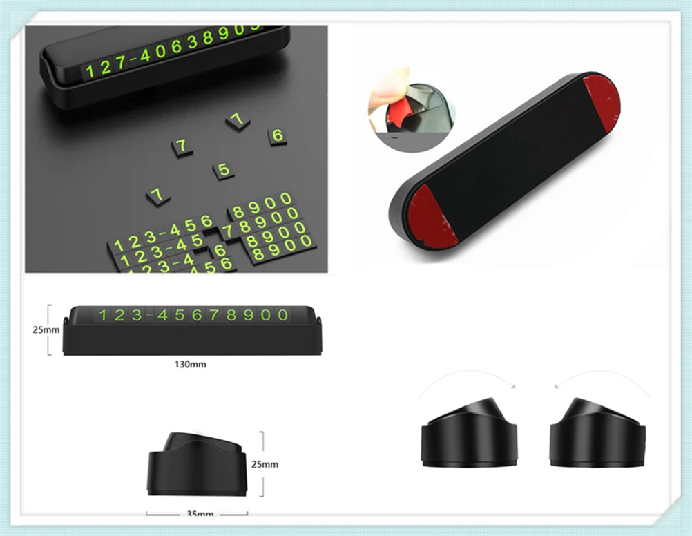 Высококачественный автомобильный Стайлинг табличка с временным номером