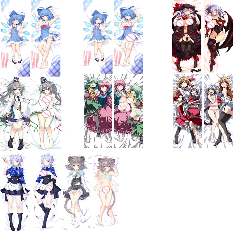 Обновление октября японского аниме TouHou Project Nazrin & Cirno otaku Dakimakura наволочка для тела