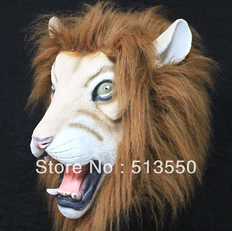Маска для взрослых King of the Jungle Lion костюмы на Хэллоуин | Дом и сад