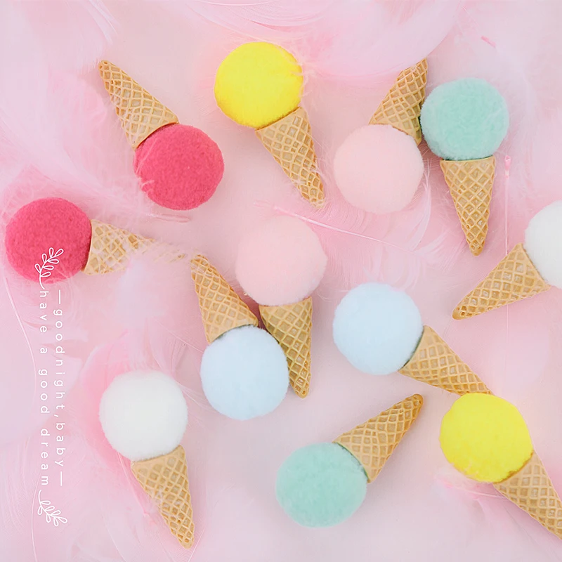 6pcs/set Creativity Simulation Ice Cream Photography Props for Photos Studio Accessories for Home Party DIY Decorations Items