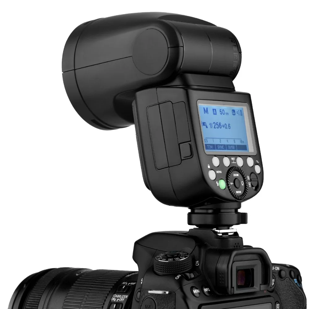 Предварительная продажа Godox V1 76 Вт круглая головка Speedlite вспышка V1C V1N V1S TTL 1/8000s HSS