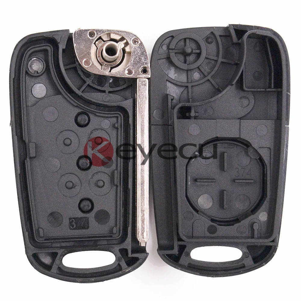 Запасной 3-кнопочный пульт дистанционного управления KEYECU чехол брелок с