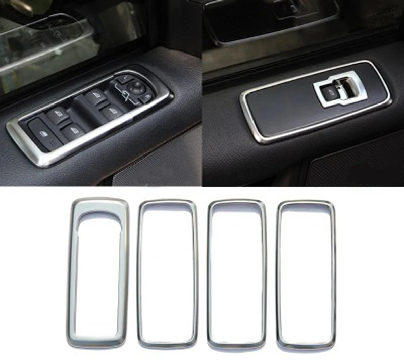 Хромированная накладка на дверь и окно для Range Rover Sport 2010-2013 для Land Rover Discovery 4 2009- аксессуар для автомобиля