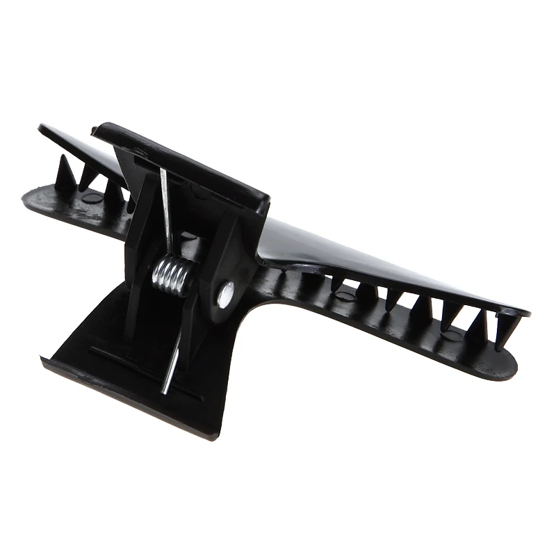 6 шт./упак. заколки крабы для волос зажимы черные пластиковые парикмахерские