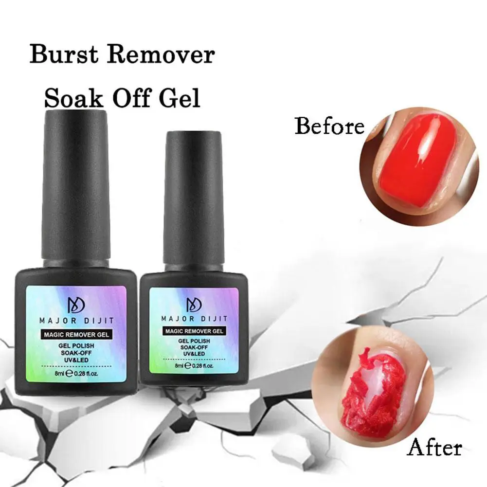8 мл Волшебный Гель лак для удаления взрыва прозрачный гель на поверхности ногтей