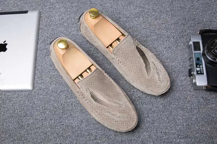 Mocassin homme de Lux; повседневные лоферы; Мужская обувь; дышащая обувь; модная мужская обувь; слипоны; мужские лоферы размера плюс 11; черный цвет