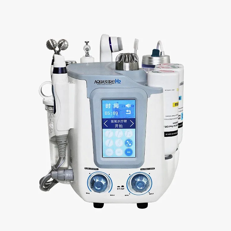 6в1 H2 O2 гидро дермабразия кожура лица для спа глубокий Чистый кислородный пузырь