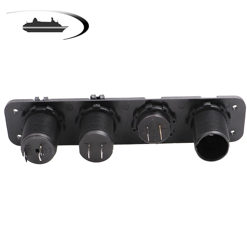 Розетка для зарядного устройства выходной вольтметр 12 В USB-порт зарядки морской