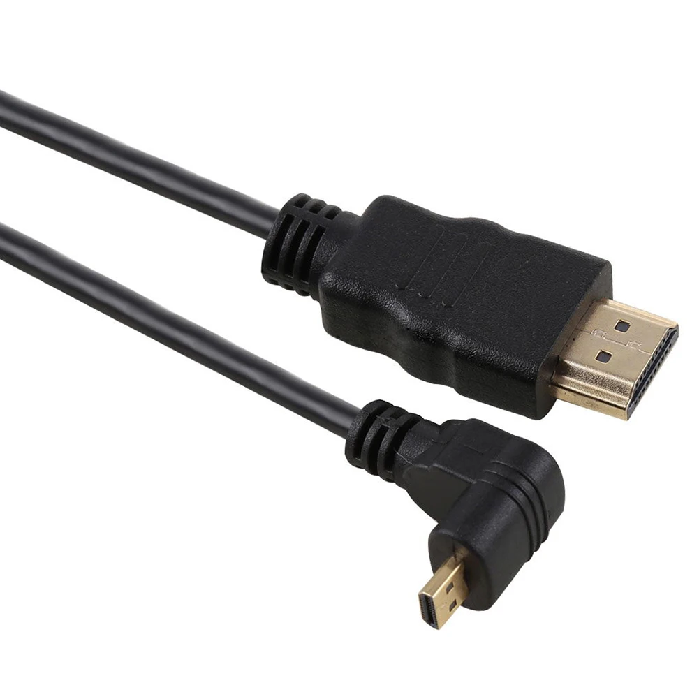 30 см Micro-HDMI под прямым углом папа-HDMI папа(90 градусов)-Поддержка 4k