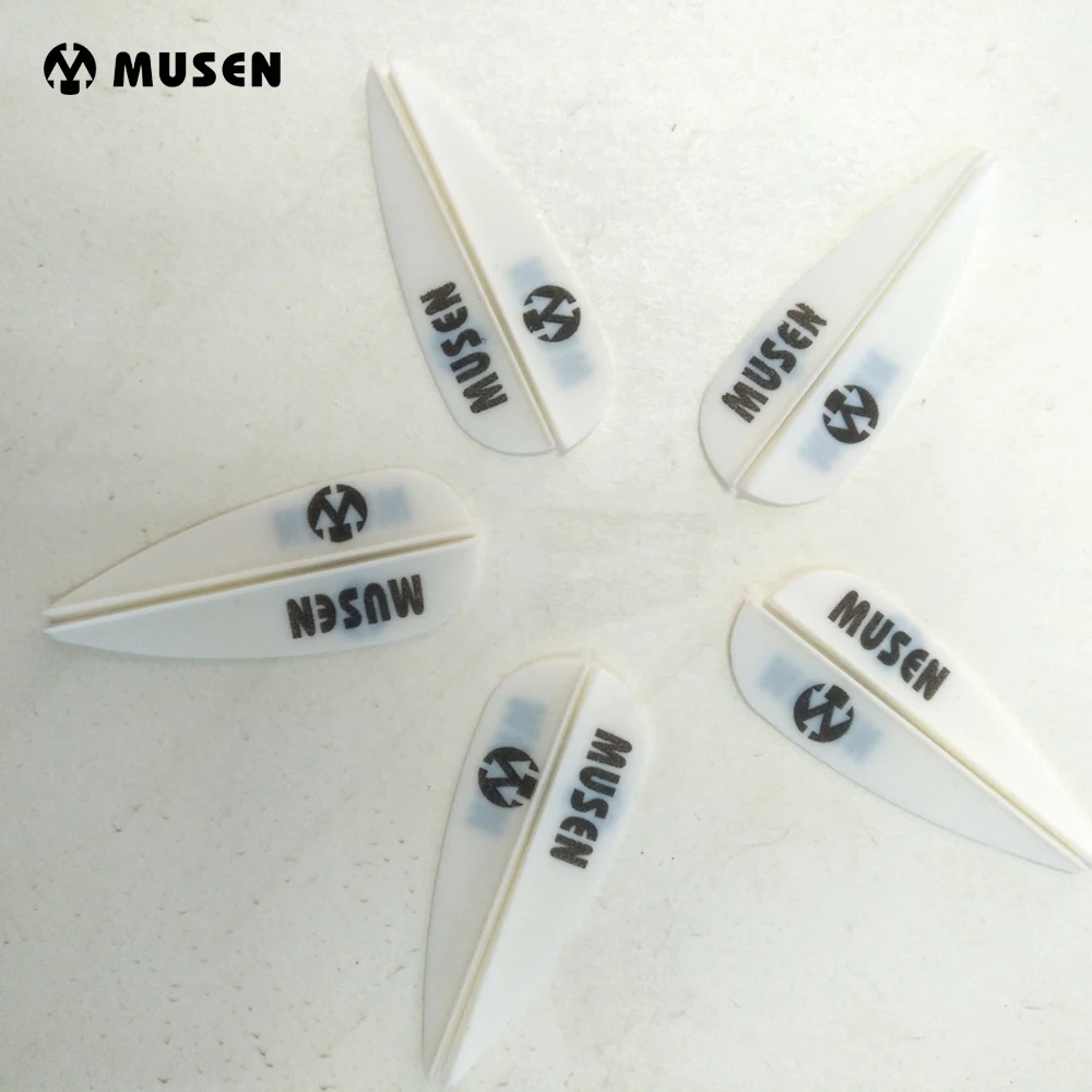 

100pcs/pack 2 Inches White Arrow Feathers Water Drop Shape