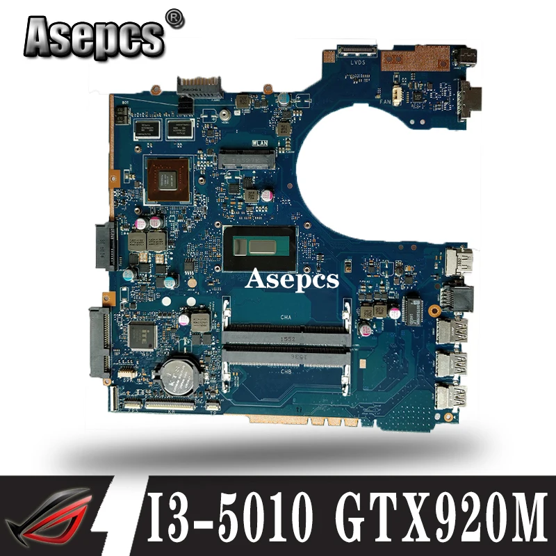 P452LJ I3 5010CPU GTX920M/2 ГБ материнская плата REV2.1 для For Asus P452L P452 DDR3 Материнская ноутбука