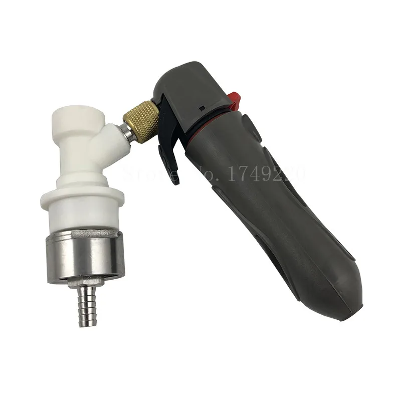 

Carbonation Cap,w/ 5/16" Barb Co2 Keg Charger With Gas Ball Lock Soda Homebrew
