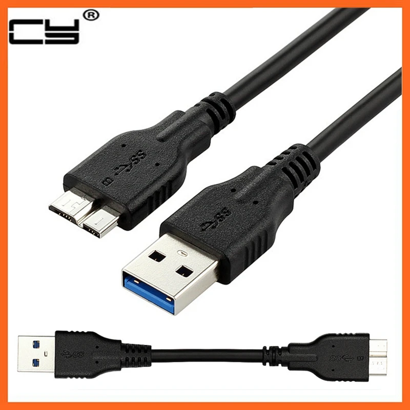 Высокоскоростной Кабель USB 3 0 1 м переходник типа папа на Micro B кабель для внешнего