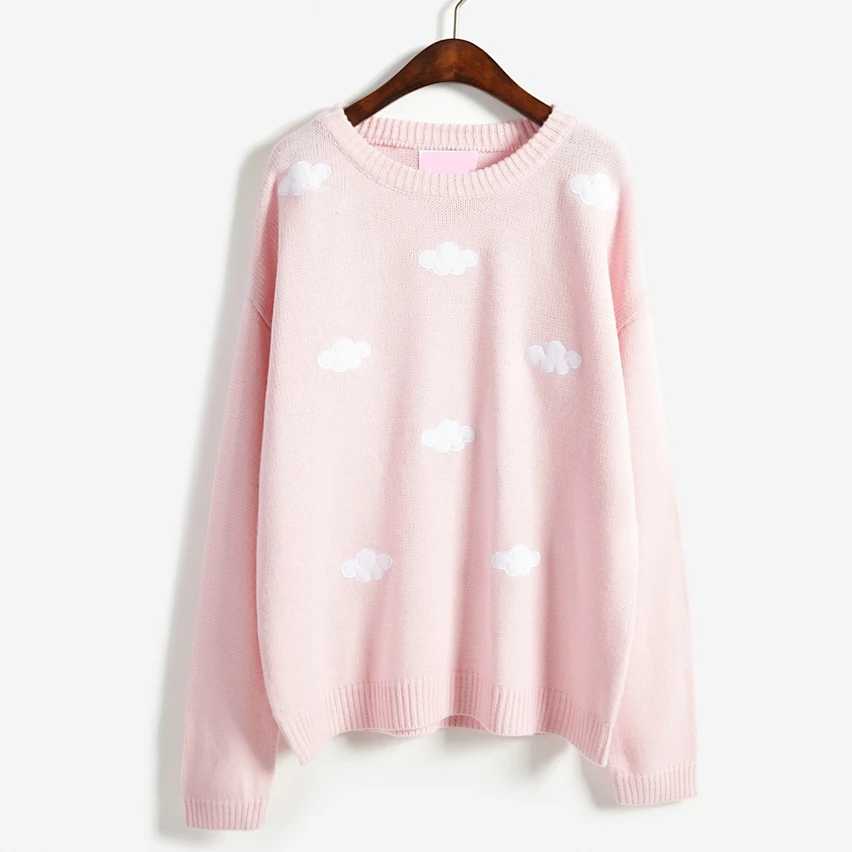 Женские свитера и пуловеры 2023 новые зимние пальто в Корейском стиле кавайная