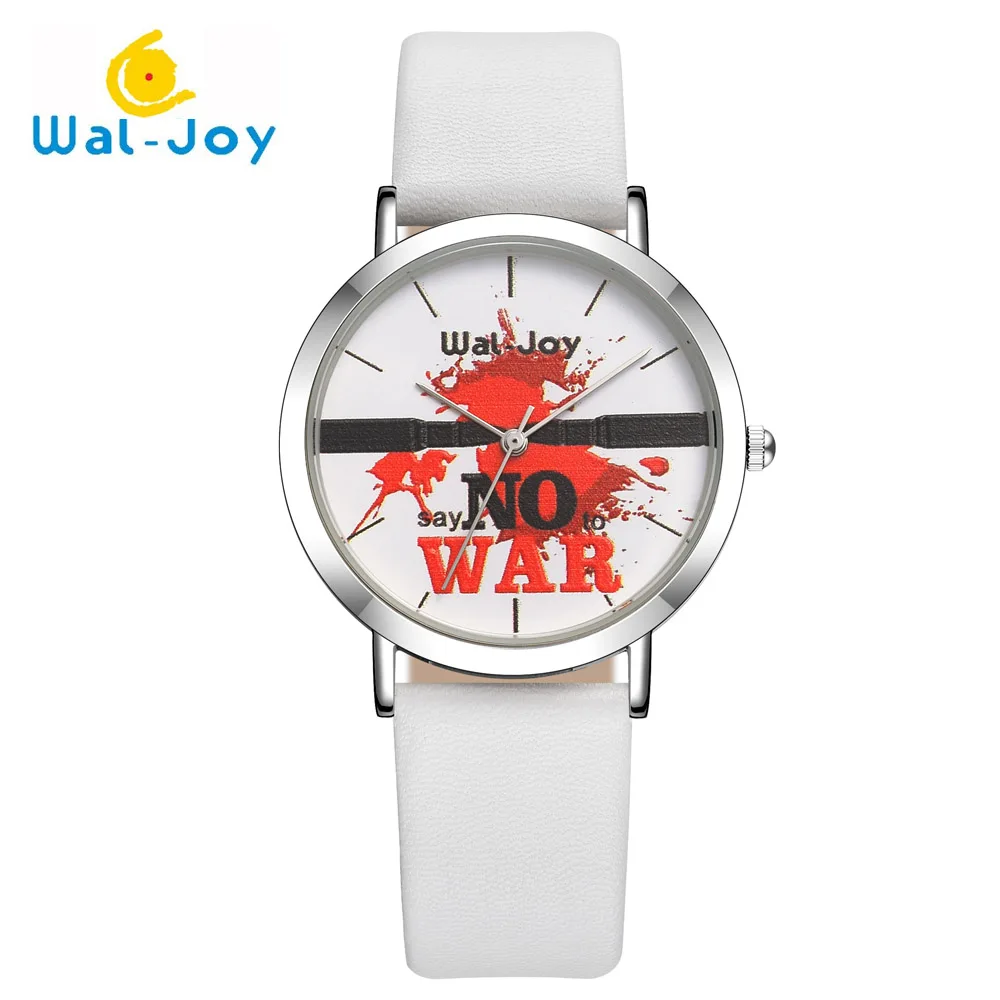 Wal Joy модные трендовые женские красные/черные/белые Наручные часы Персональный