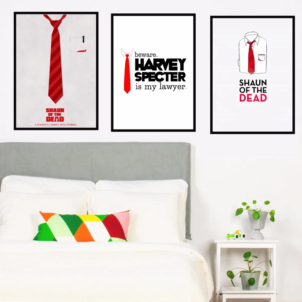 

Художественный постер Shaun of the Dead на холсте, настенные картины для гостиной, домашний декоративный Декор для спальни, без рамки