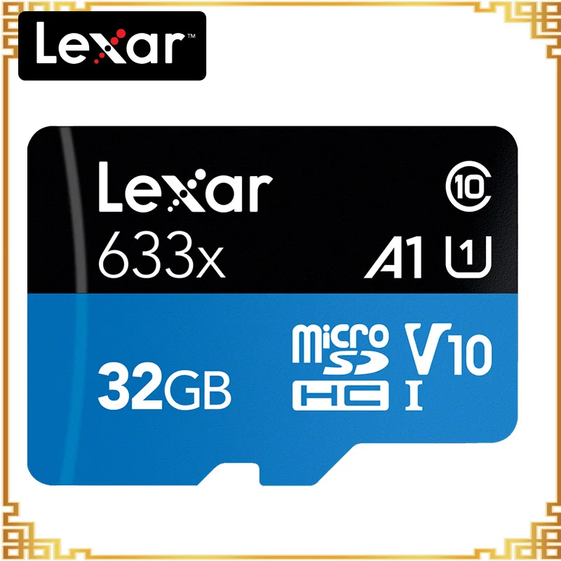 32GB Lexar 128 Гб Micro SD 256 Гб карта памяти высокая скорость до Макс 95 м/с 64 Гб класс 10 633x картао де Мемория TF флэш-карта - Емкость: 32GB