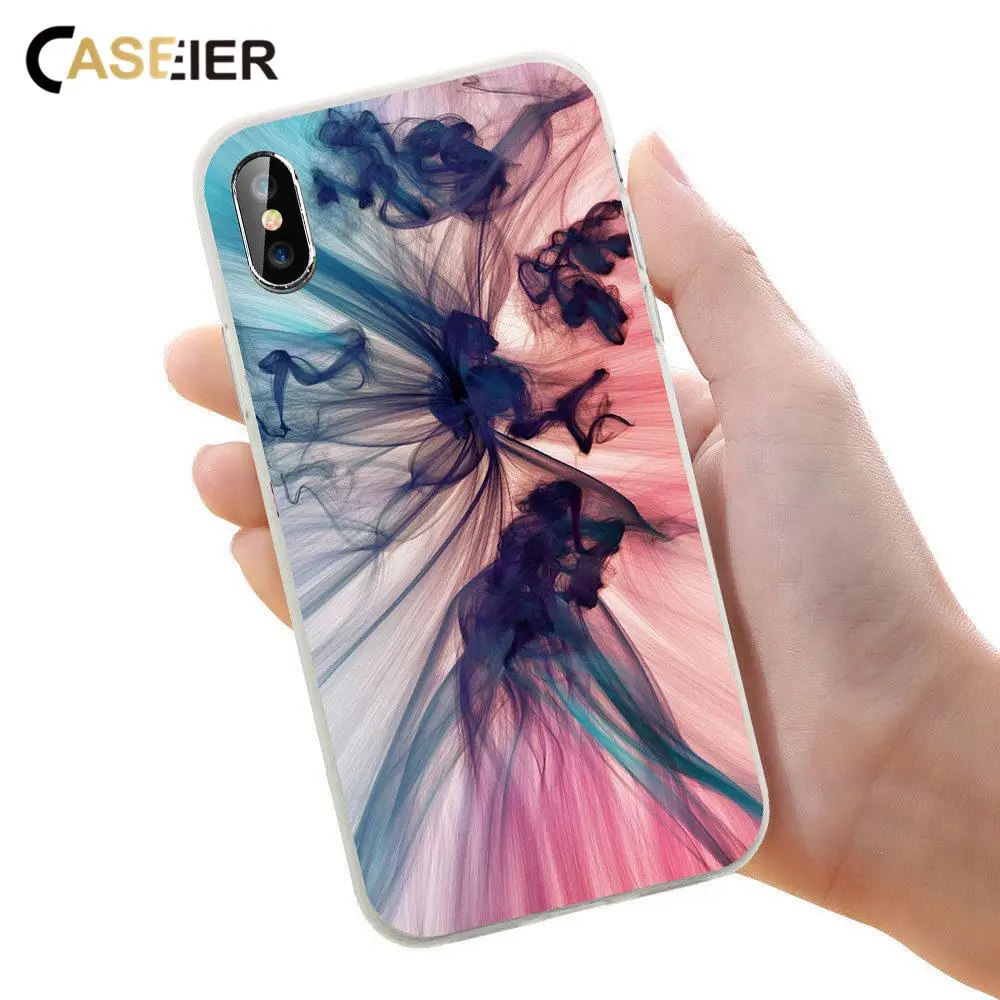 Caseier Лев Телефон чехол для iPhone 6 6S Plus 7 8 x Мягкий силиконовый Samsung S6 S7 edge S8 Note