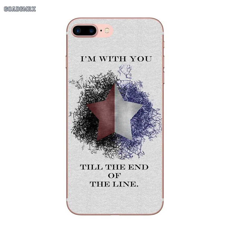For Samsung Galaxy J3 J5 J7 A3 A5 A7 2015 2016 2017 Note 3 4 5 8 Captain America Civil War Movie Soft Transparent Shell Covers | Мобильные