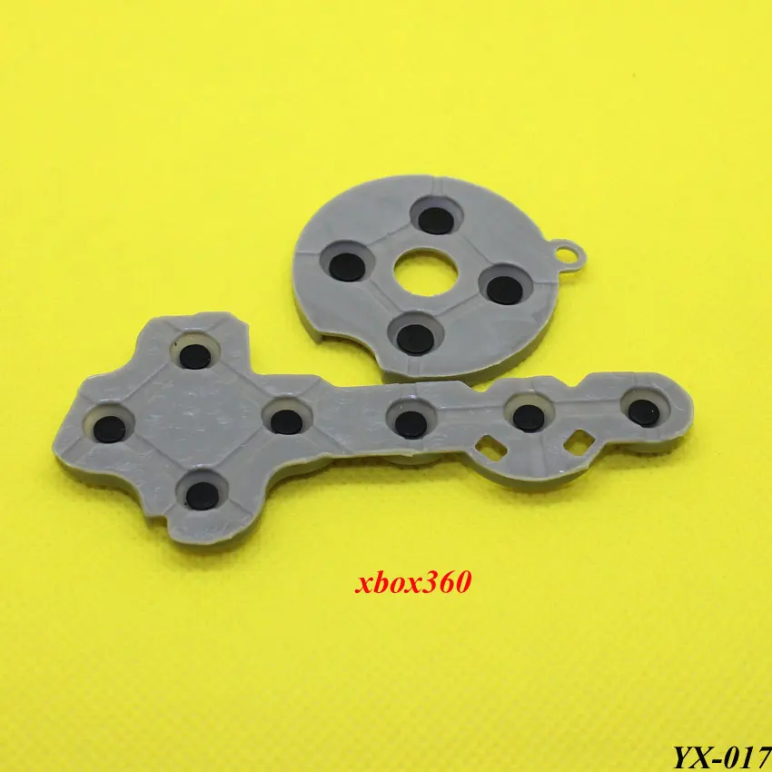 YX 017 20 компл./лот силиконовая резиновая Кнопка R/L D панель проводящая для Xbox360 Xbox 360
