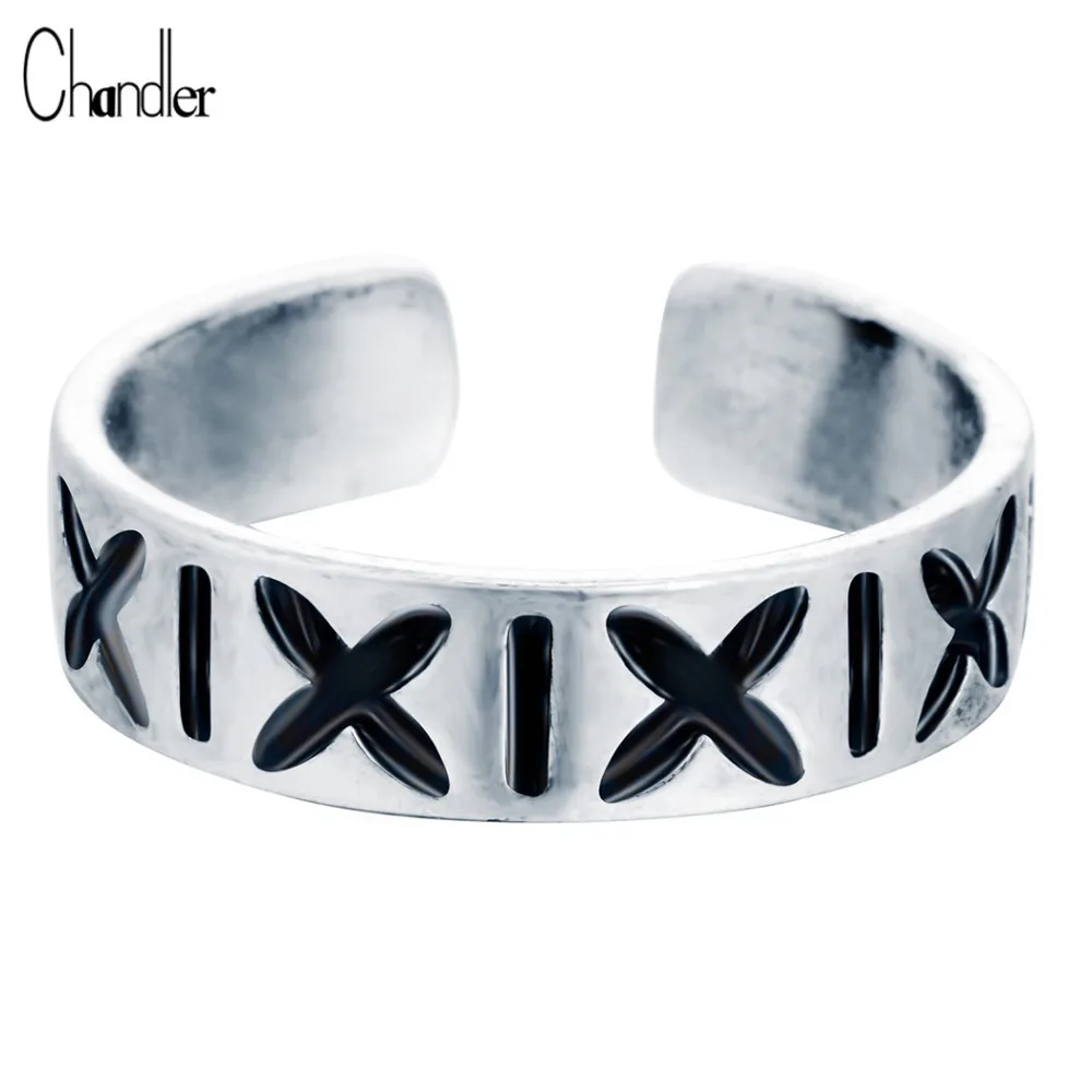 Женское кольцо на палец Chandler Letter X Twisted Flower Knuckle Mid Pinkie простое свадебное ювелирное