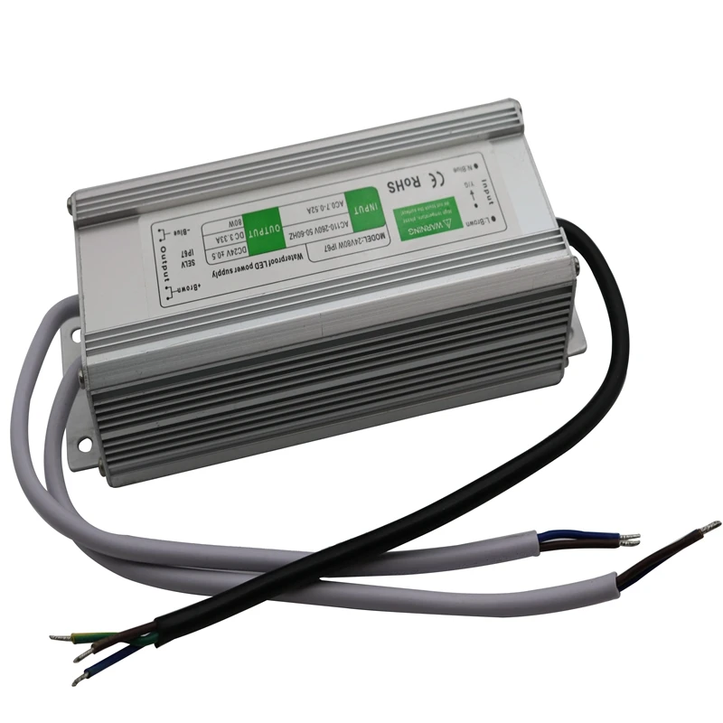 DC 12 V/24 V 10 w/15 w/20 w/25 w/30 w/50 w/80 w/150 WLed трансформатор питания переключатель адаптер