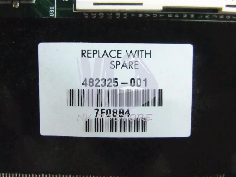 Da0qt8mb6g0 482325-001 основной плате для HP Pavilion dv5 dv5-1000 Материнская плата ноутбука DDR2 разъем S1 Процессор