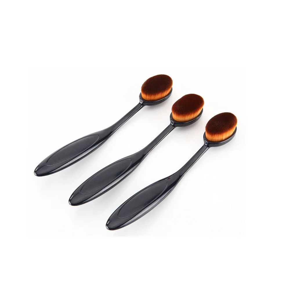 4pcs Best Makeup Brush Set Powder Foundation Travel Cosmetic Brushes Contouring Fan Tools With Sponge Puff | Красота и здоровье
