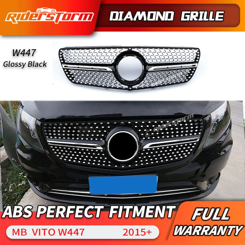 For mercedez benz Vito Grill Diamond Grille Racing grille Vito front grille