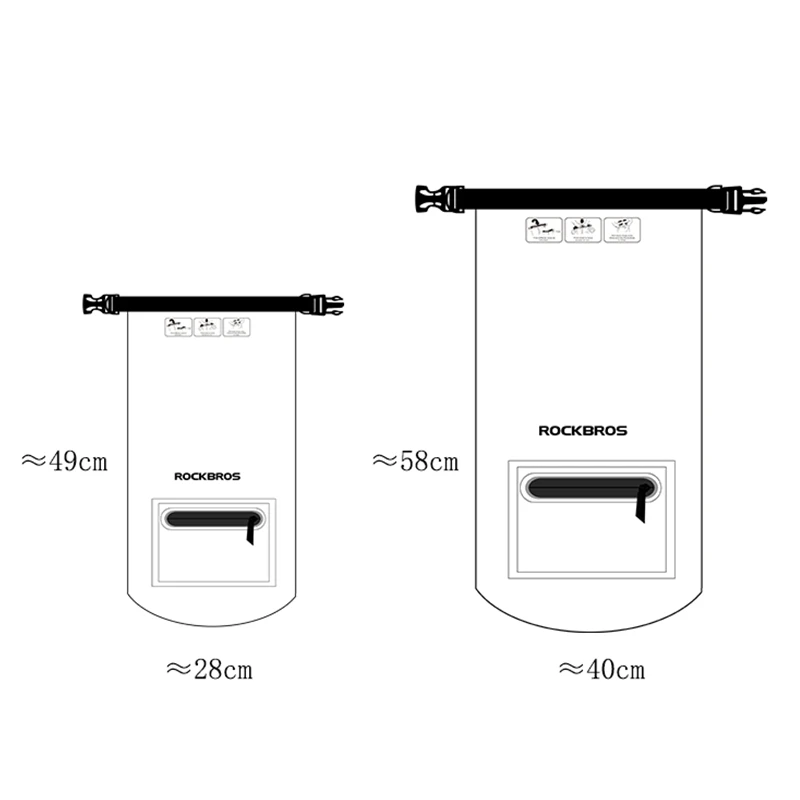 Водонепроницаемая сумка ROCKBROS для отдыха на природе велоспорта кемпинга походов
