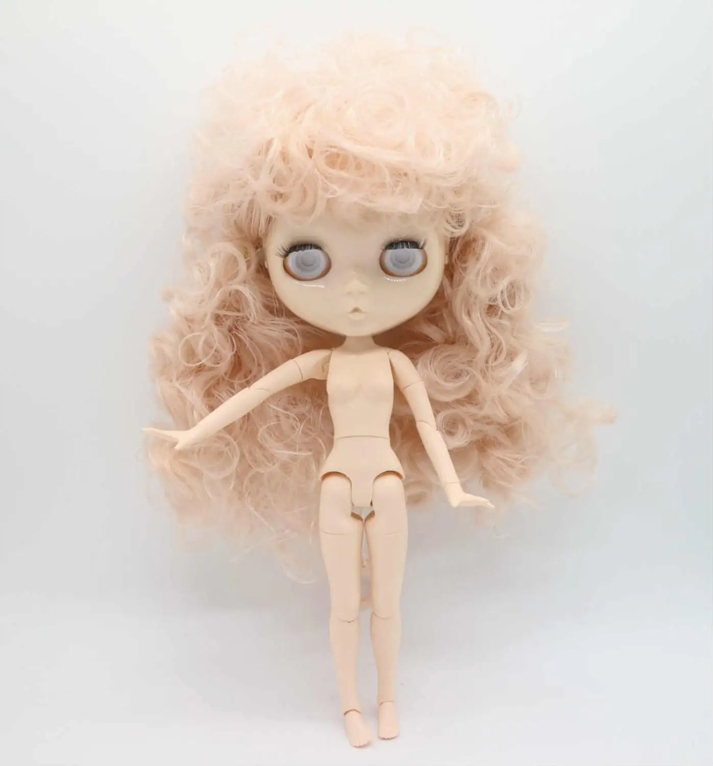 nude doll 3 Без глаз чипсы сустава Обнаженная Блит кукла лицо хранится - Цвет: nude doll 3