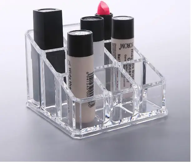 Практичный 9 сеток макияж Косметическая тушь держатель для губной помады и кисти