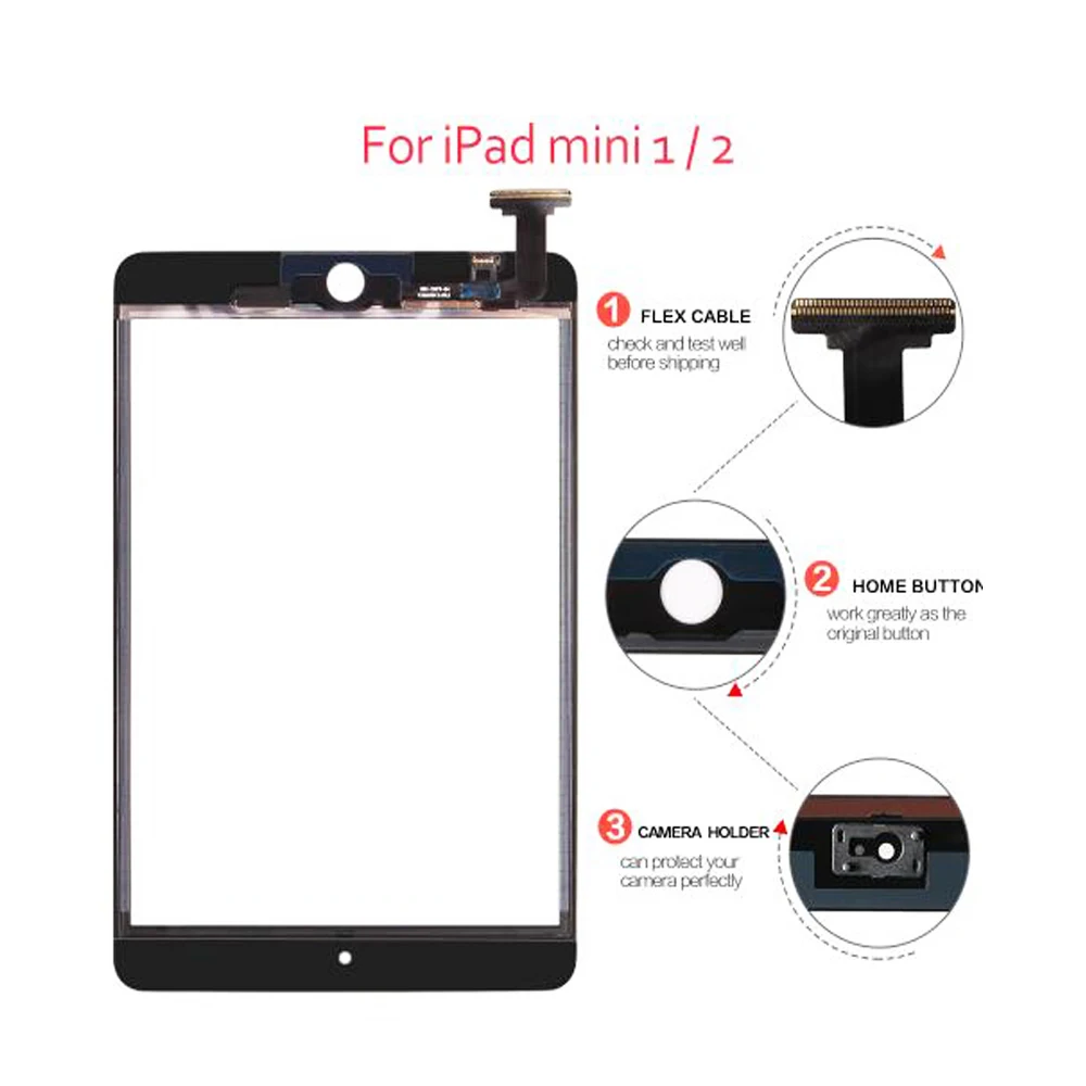 Sinbeda 7 9 &quotдля iPad Mini 1 2 3 4 mini2 mini3 mini4 сенсорный экран дигитайзер стекло для сенсорные