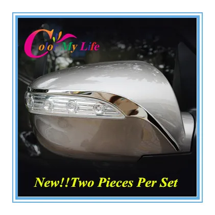 Боковое украшение для зеркала заднего вида из нержавеющей стали Hyundai Ix35 IX 35 2011 2012