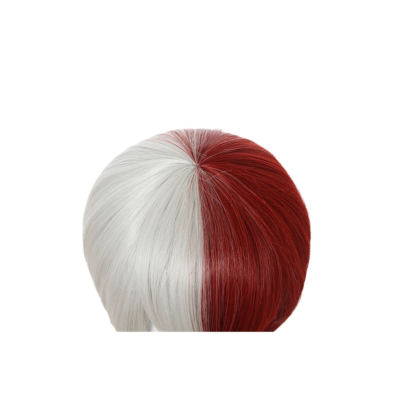 Волосы для косплея ROLECOS аниме MHA Косплей Todoroki Shoto 30 см короткие волосы унисекс
