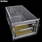 Прозрачная акриловая безопасная коробка для покерных чипов, двойная защита для банковских купюр в казино, чехол, профессиональный игрок, коробка для монет