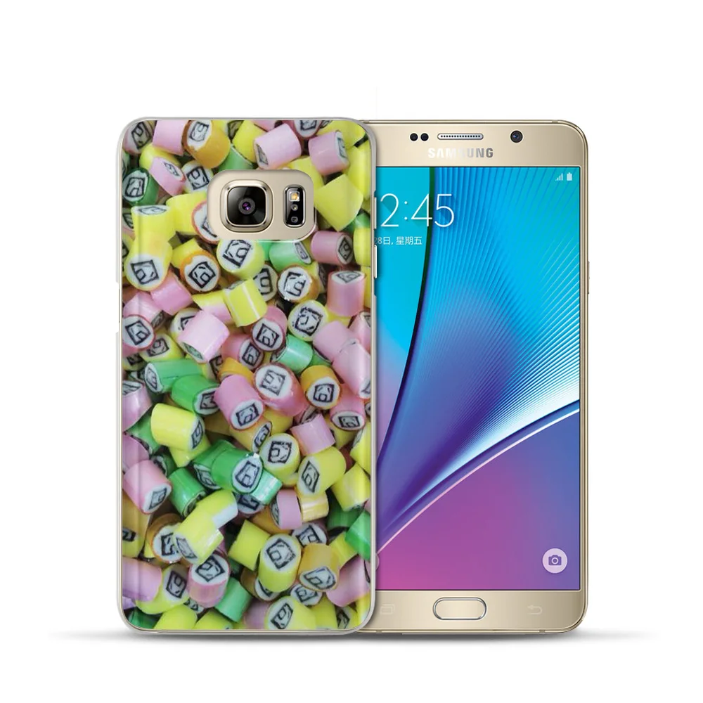 Модный чехол для телефона Samsung Galaxy S8 J3 J5 J7 A5 2017 2016 2015 S6 S7 Edge S9Plus карамельный Silicona Casos