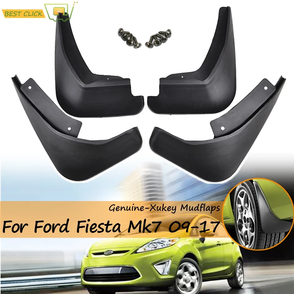 Литая щитка от грязи для Ford Fiesta Mk7 2009-2017 брызговики 2010 2011 2012 2013 2014 - Цена: 1198.27