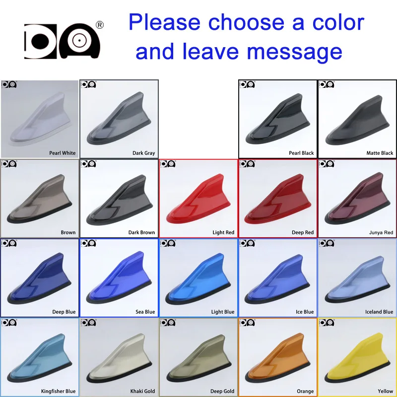 Choose a color Водонепроницаемый акульих плавников антенны Специальный Авто радио антенны сильный сигнал пианино краски для Kia Rio K2 - Цвет: Choose a color