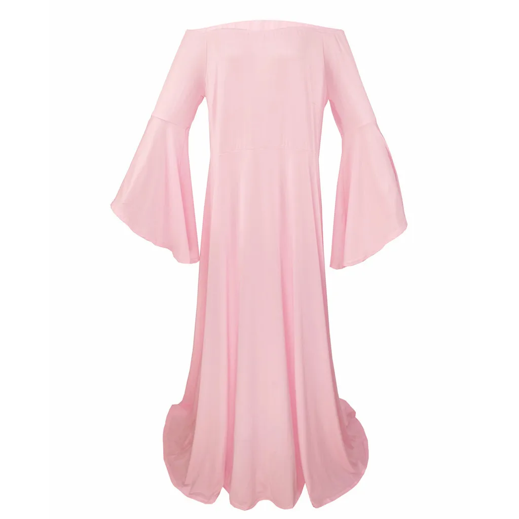 Сексуальные платья SAGACE с открытыми плечами для фотосъемки беременных длинное