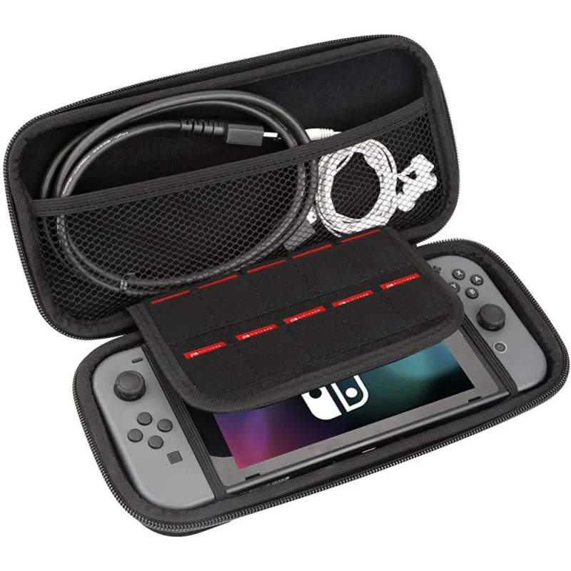 Portable Case for Nintendo Switch PU+EVA Carrying Gaming Storage Bag Hard Shell Pouch | Электроника