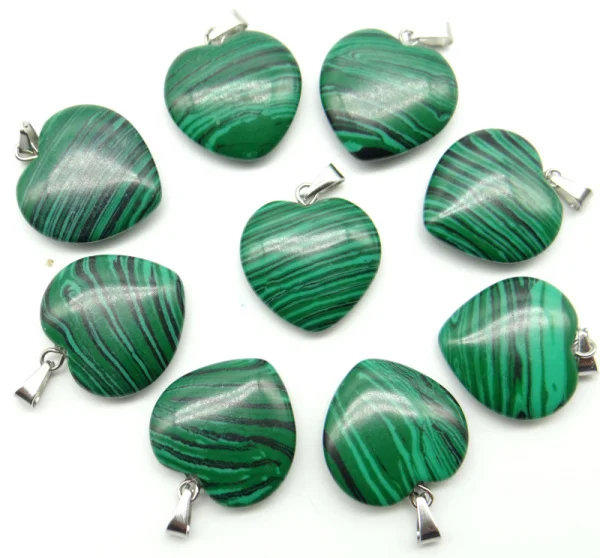 Натуральный камень кварцевый кристалл бирюза авантюрин тигровый глаз сердце