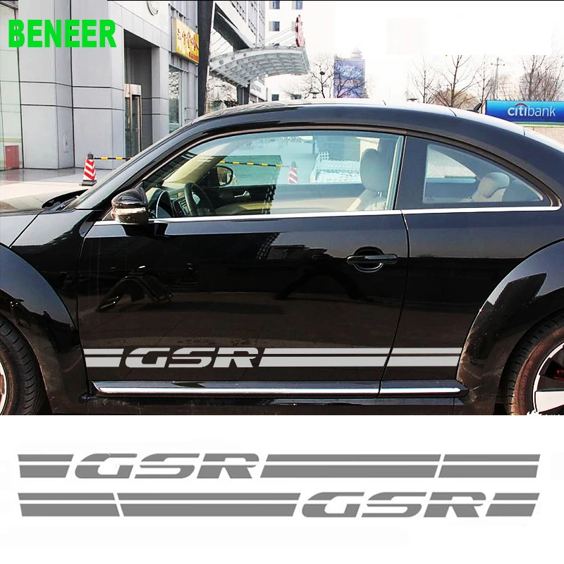 2 шт. наклейки на боковые кузова автомобиля Volkswagen Beetle 2013 2017|Наклейки автомобиль| |
