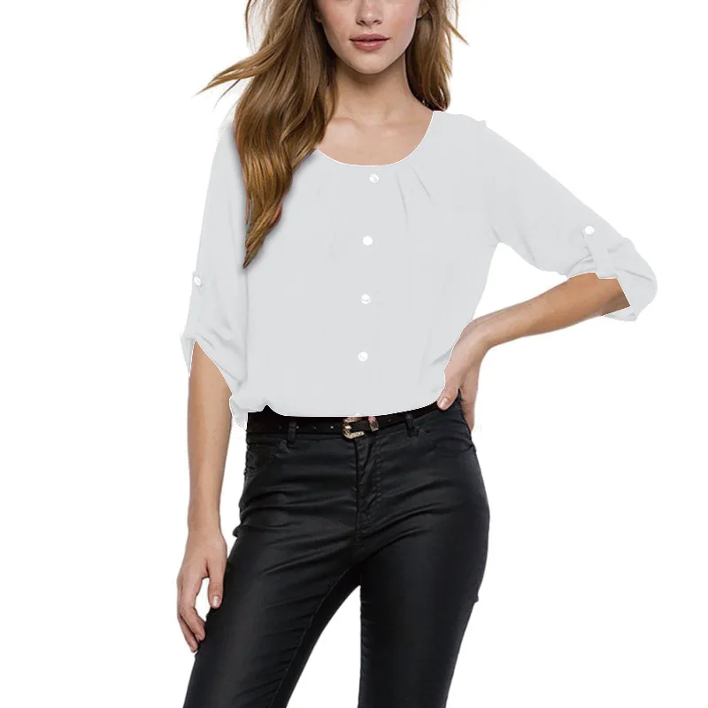 Blusa Новое поступление ограниченное полиэстер Обычная женская верхняя одежда